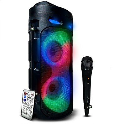 Caixa de Som Amplificada Bluetooth com Microfone Karaoke D-S14