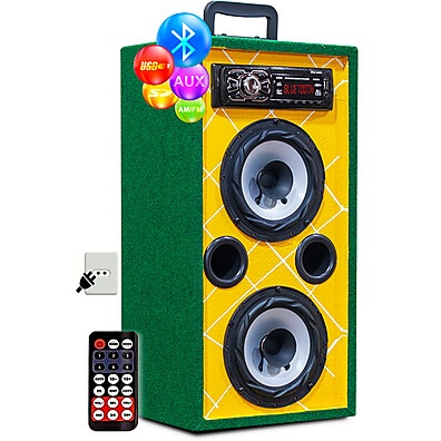 Caixa de Som Automotiva Bob 6 Ativa 110W Bluetooth