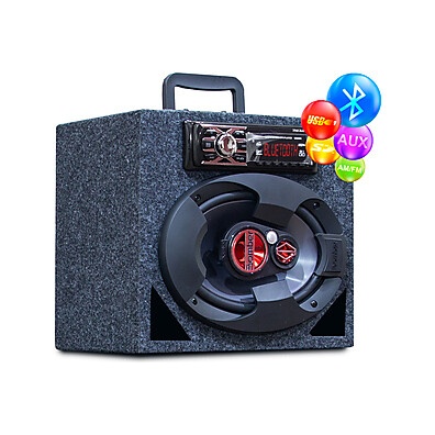Caixa de Som Bluetooth 6x9" – Potência e Qualidade!