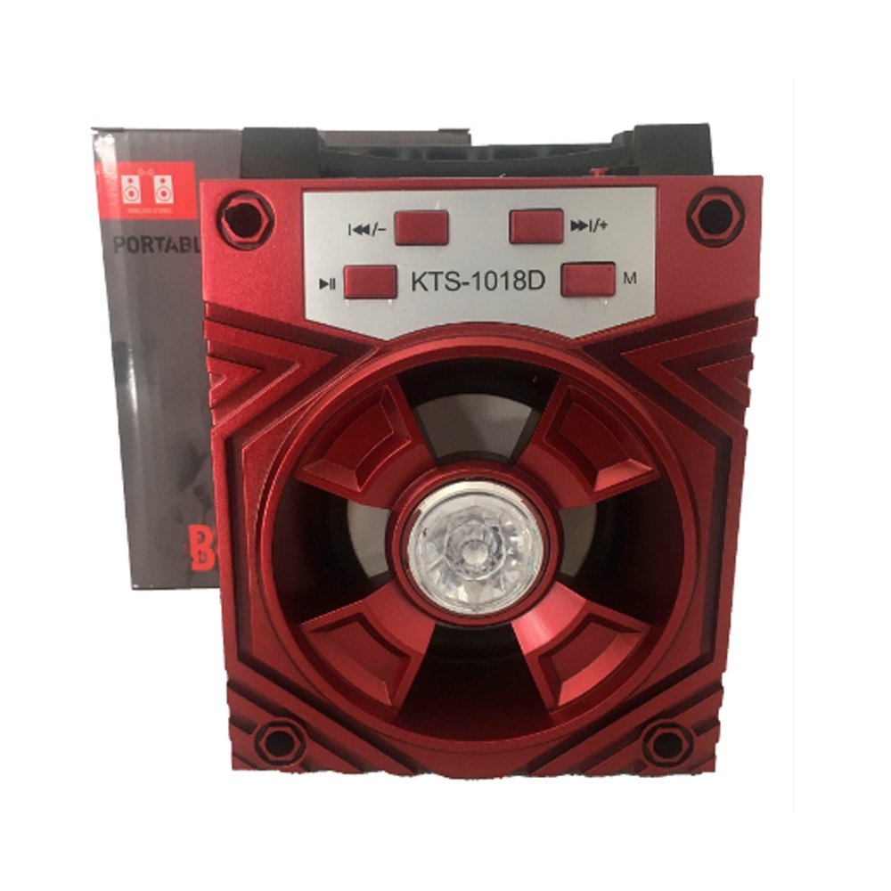 Caixa de Som Bluetooth KTS-1018: Som e Rádio Portátil!