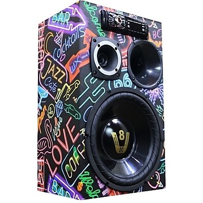 Caixa de Som Trio Amplificada Bob Esponja 12" - Potência Total!