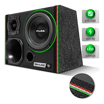 Caixa de Som Trio Shutt 400W: Bate Forte!