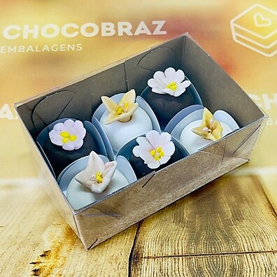 Caixa Kraft com Visor para Doces: Venda Mais!