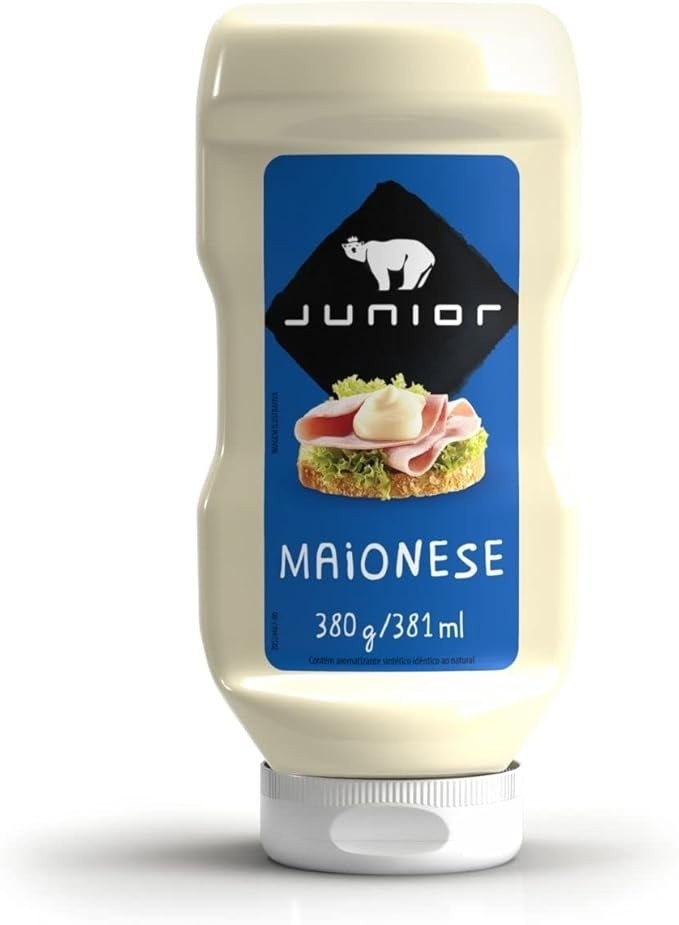 Combo de Caixa Fechada Maionese Tradicional Junior 380g com 12 unidades