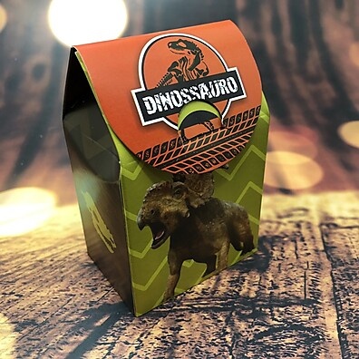 Caixa Milk Dinossauro: Lembrancinha Perfeita!