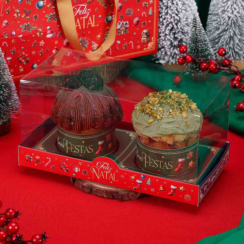 Caixa Mini Panetone Natal: Quebra Nozes Jango 2025
