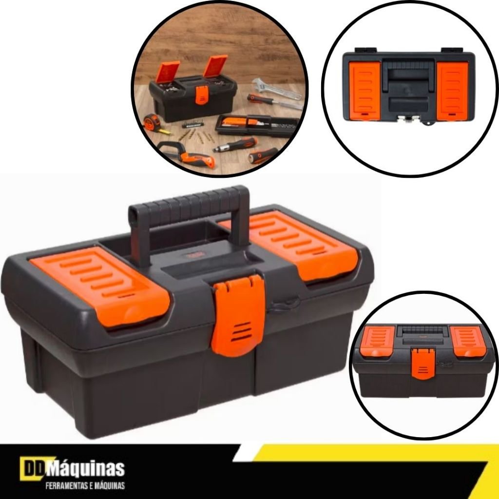 Caixa Organizadora Black&Decker 12,5": Durabilidade e Praticidade