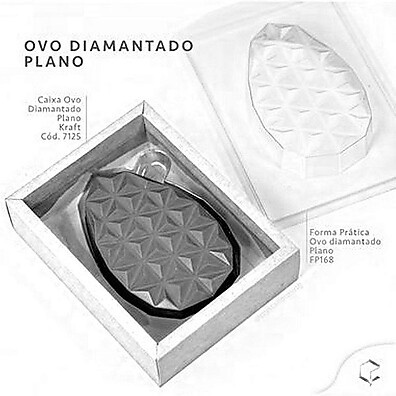 Caixa Ovo Diamantado: Embalagem Elegante para Páscoa