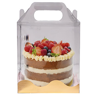 Caixa Panetone Natal Encantado: Maleta Cristal 14x14