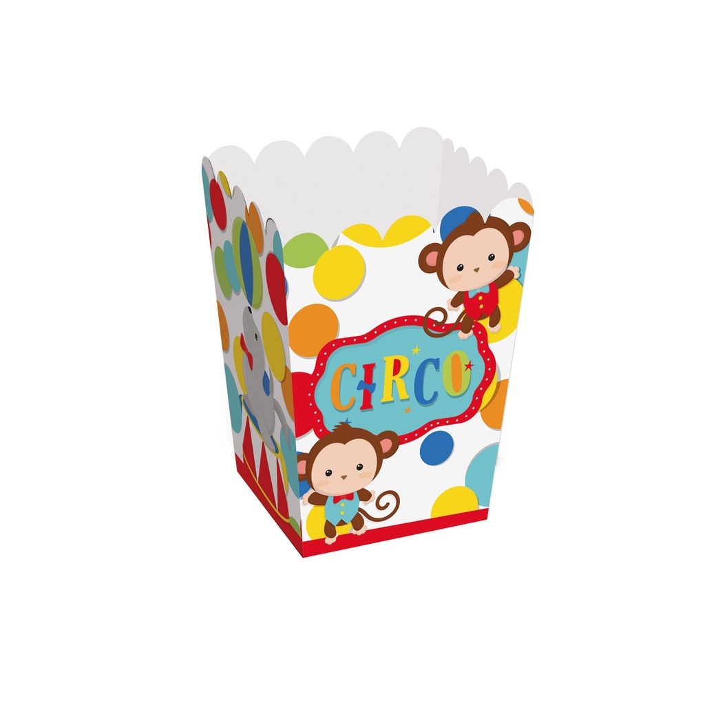 Caixa Pipoca Circo: Decore sua Festa com a Cromus!