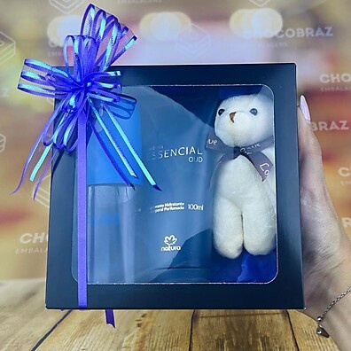 Caixa Preta com Visor para Presentes e Artesanato 15x15x4cm – ASSK