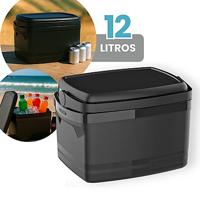 Caixa Térmica 12L Soprano: Leve, Prática e Gelada!