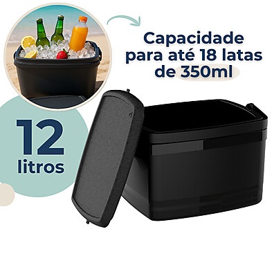 Caixa Térmica 12L Soprano: Mantenha a Bebida Gelada!