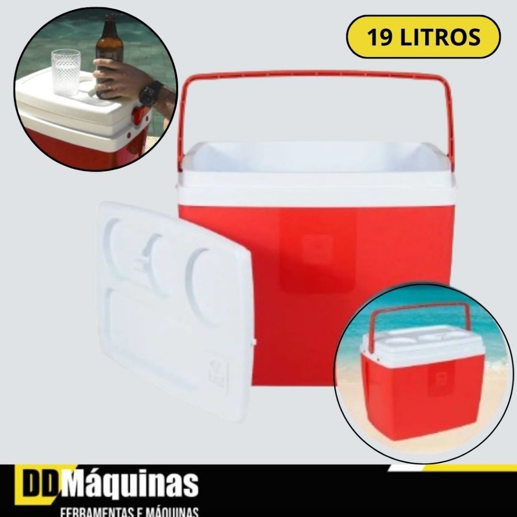 Caixa Térmica 19L Bel: Mantenha Tudo Gelado!