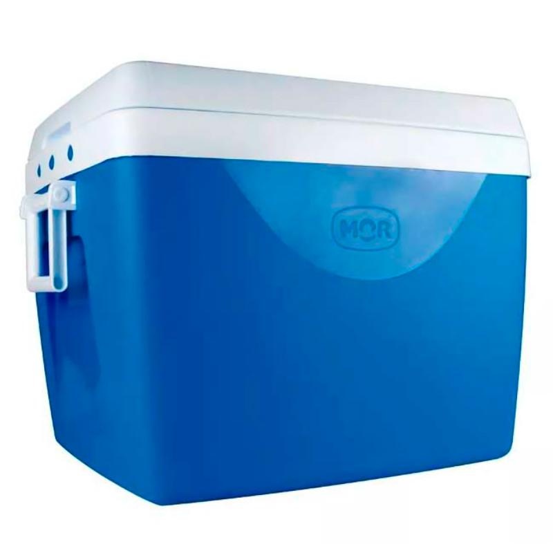 Caixa Térmica 75L Azul MOR: Gelo por Mais Tempo!