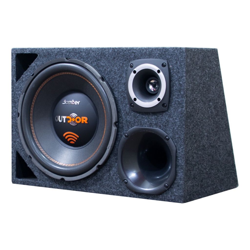 Caixa Trio Bomber Outdoor 12" – Som Potente!