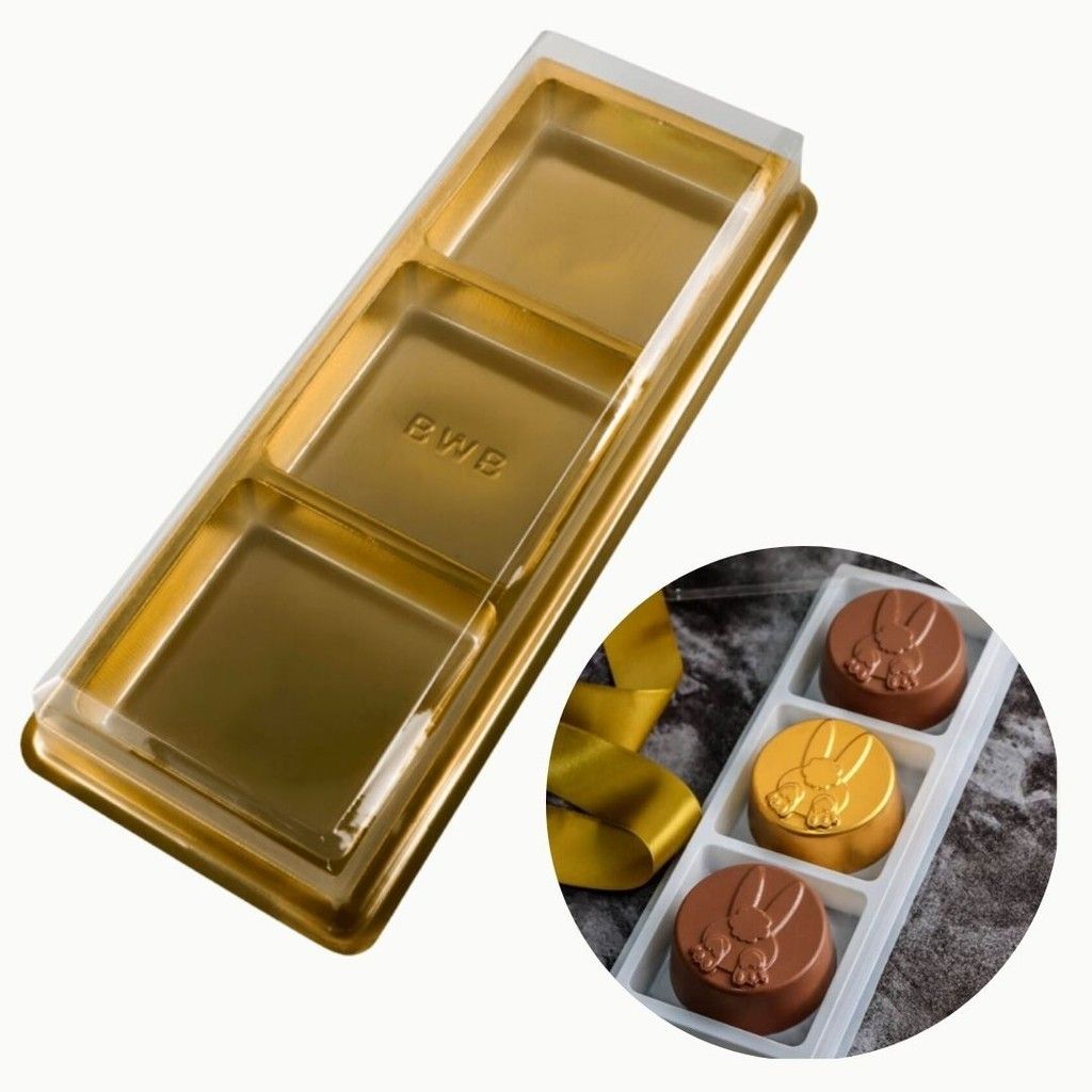 Caixa Trio Pão de Mel Dourada BWB: Elegância e Praticidade