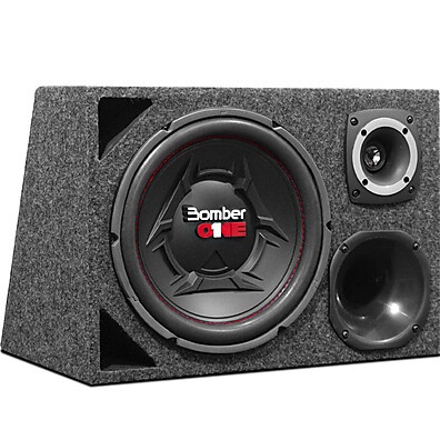 Caixa Trio Som Automotivo 12" Bomber: Grave e Potência!