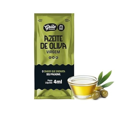 Caixa de Azeite Em Sachê Grilo Doce - Caixa Com 204 Unidades De 4ml