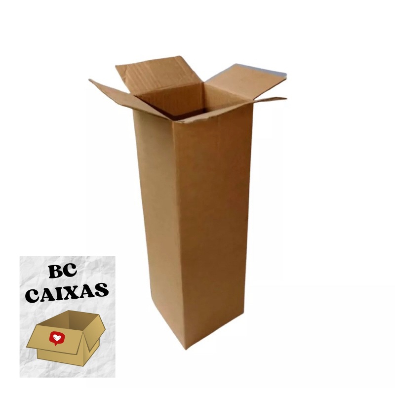 Caixas de Papelão Tubular 9x9x32: 100 Unidades para Armazenamento Prático