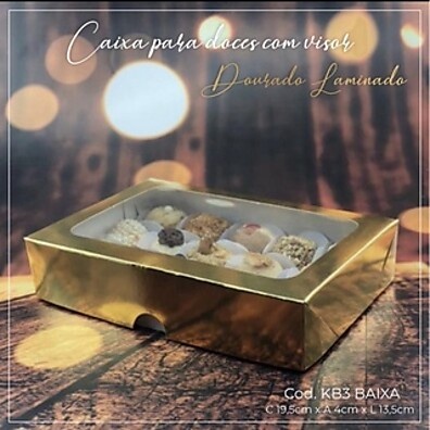 Caixas Douradas para Doces: Elegância em Cada Detalhe