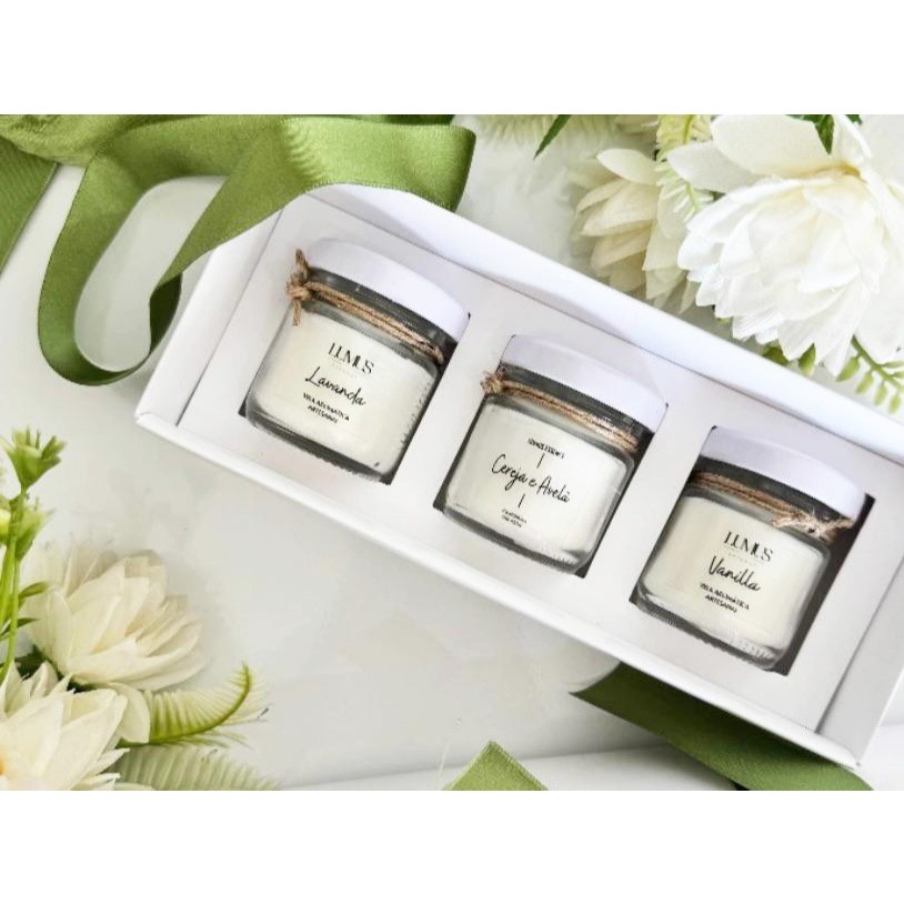 Caixas P/ Mini Velas 40ml: Presente Perfeito!