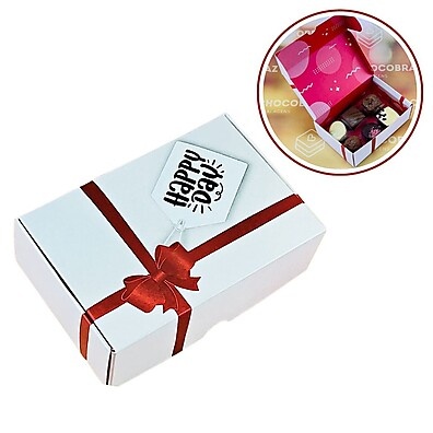Caixas para Doces: Embalagens Happy Day 12x8x4cm