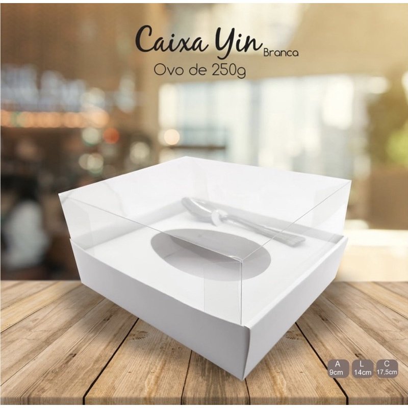 Caixas para Ovo de Colher: Kit 5 Unidades Yinpack