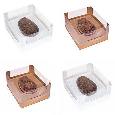 Caixas Páscoa Ajustáveis: 150/250/350g