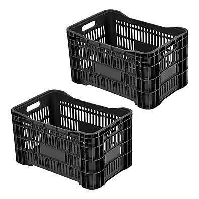 Caixas Plásticas Agrícolas: Kit 2 para Organização!