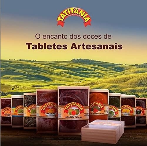 MARMELADA - Tablete Caixeta Madeira - 400gr TATITÂNIA - Premiado
