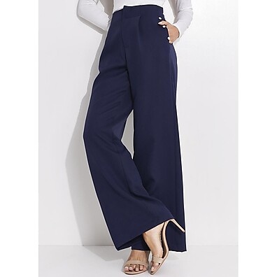 Calça Alfaiataria Azul Marinho: Elegância e Conforto