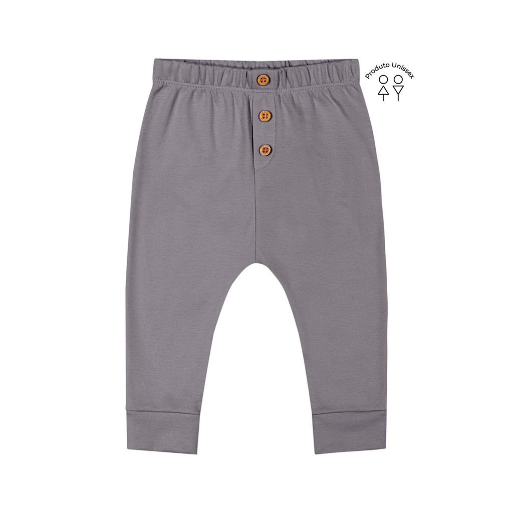 Calça Bebê Suedine Colorittá Cinza: Conforto e Estilo para o Dia a Dia