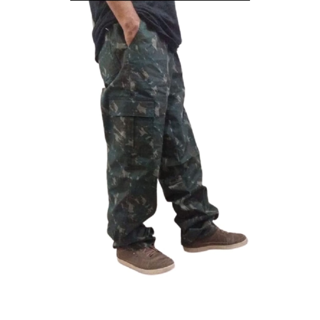 calca-cargo-plus-size-camuflada-verde-conforto-e-estilo