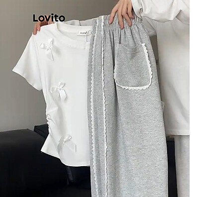 Calça Casual Lovito: Estilo e Conforto!