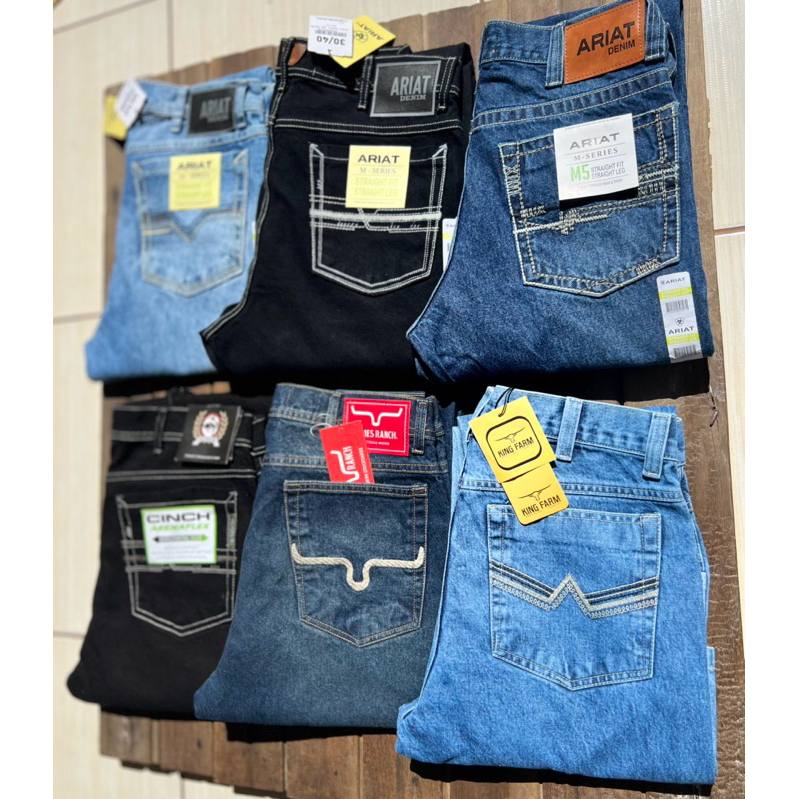 calca-country-masculina-100-algodao-ariat-texas-farm-cinch-conforto-e-estilo-para-montaria-e-rodeio