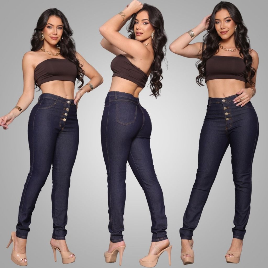 Calça Jeans Skinny Cintura Alta: Levanta Bumbum!