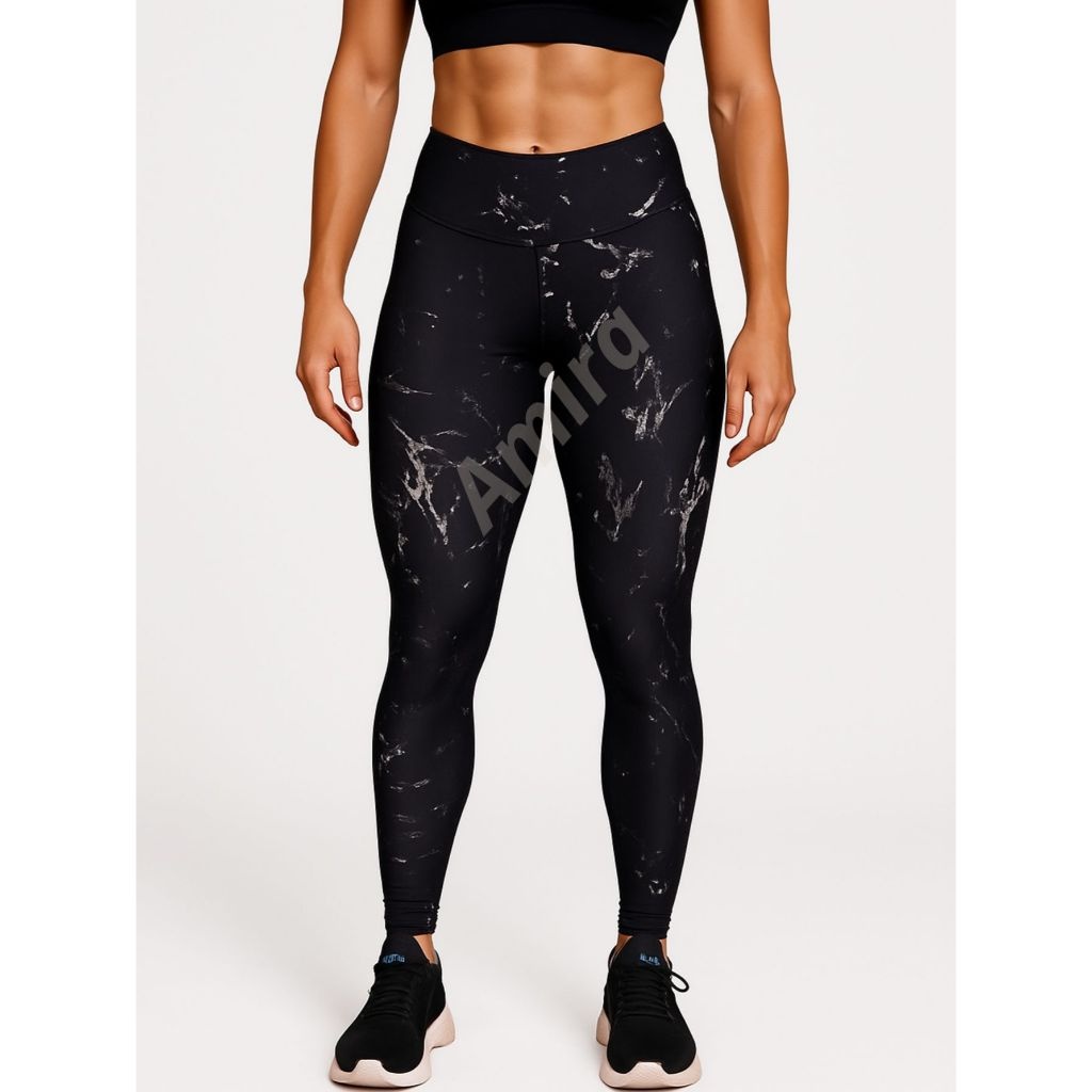 Calça Legging Marmorizada para Academia: Conforto e Estilo no Treino