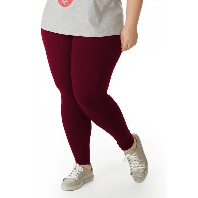 Calça Legging Plus Size WOLFOX Feminina: Conforto e Modelagem Perfeita