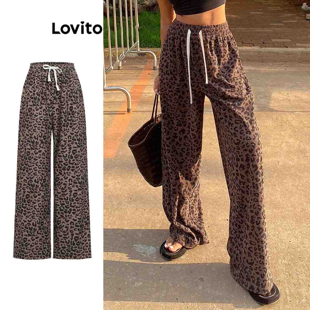Calça Leopardo Lovito: Estilo e Conforto!