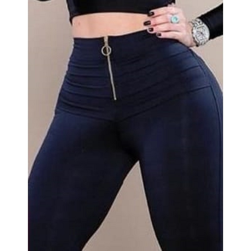 Calça Levanta Bumbum com Ziper: Modelagem Perfeita e Conforto Total