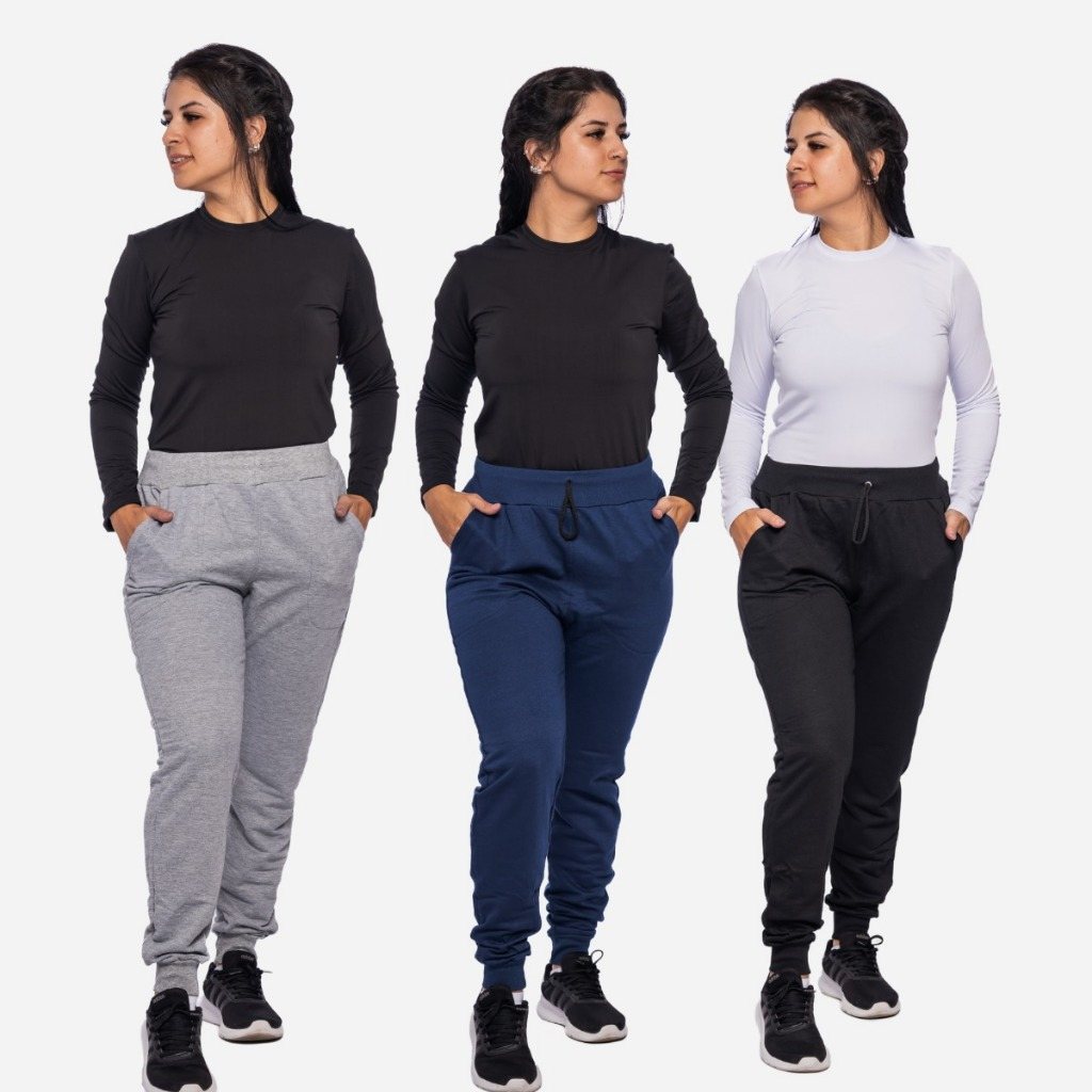 Calça Moletom Feminina Pelúciada Estilo Jogger: Conforto e Estilo