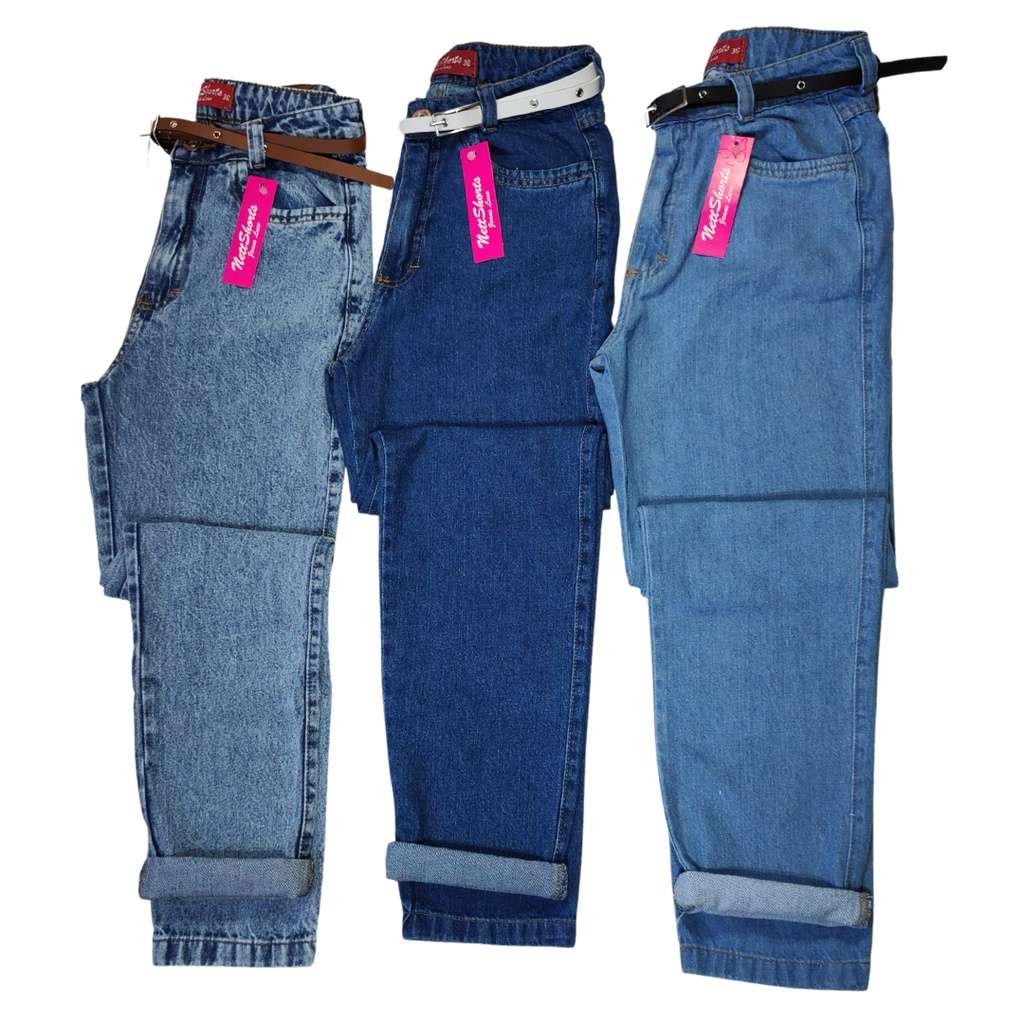 Calça Mom Jeans: Estilo e Conforto Cintura Alta