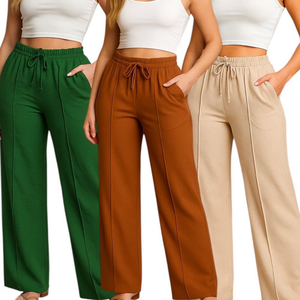 Calça Pantalona Duna Feminina Wide Leg: Elegância e Conforto para Todos os Looks