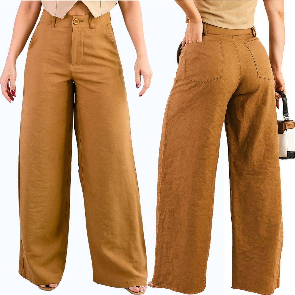 Calça Pantalona Elegante: Conforto e Estilo!