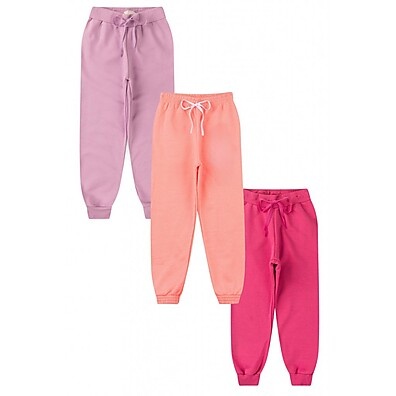Calças Infantis Femininas: Kit com 3 Peças!