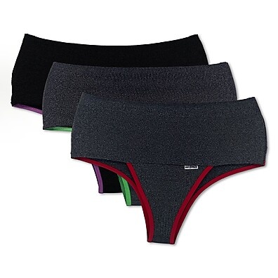 Calcinha Compressão Barriga: Kit 3 Fitness