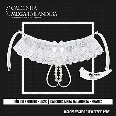 Calcinha Tailandesa com Pérolas: Prazer e Sensualidade