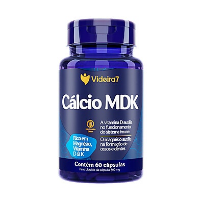 Cálcio MDK: Saúde Óssea Turbinada!