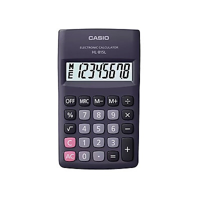 Calculadora Casio HL-815L: 8 Dígitos Portátil